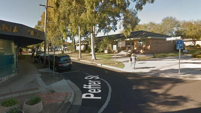 A woman, 81, was critically injured when hit by a car as she was crossing Peffer St, Panania. Picture: Google Maps