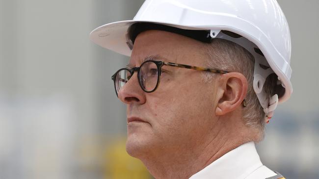 Labor leader Anthony Albanese in Perth on Tuesday. Picture: Getty Images