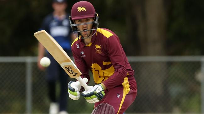 Jack Rudd is enjoying a fine season with the bat for the Lions. Picture: Stuart Milligan