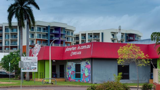 Planet Tenpin in Nightcliff is closing down. The building will be demolished and a new childcare centre will be built in its place. Picture: Che Chorley