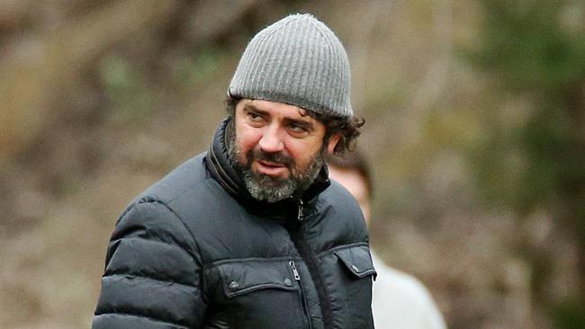 Garry Lyon watches his son play for Old Xaverians in Glen Iris. Picture: Mark Stewart