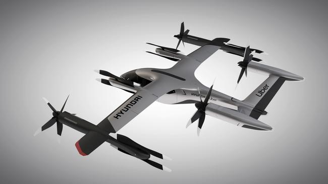 Hyundai and Uber flying taxi partnership.