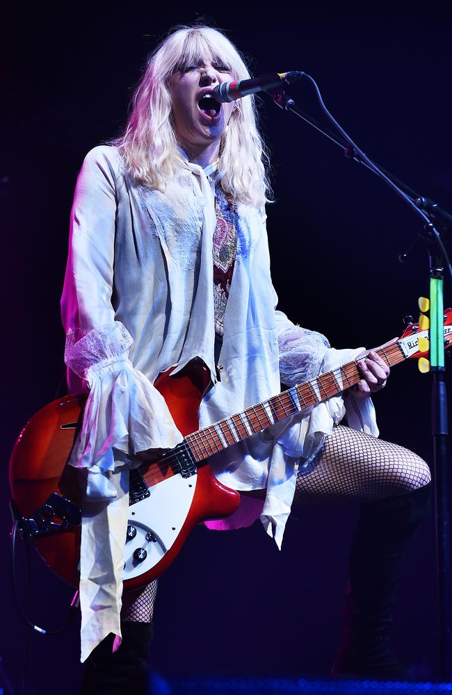 August 2014: Courtney Love rocks Festival Hall, Melbourne. Picture: Ellen Smith.