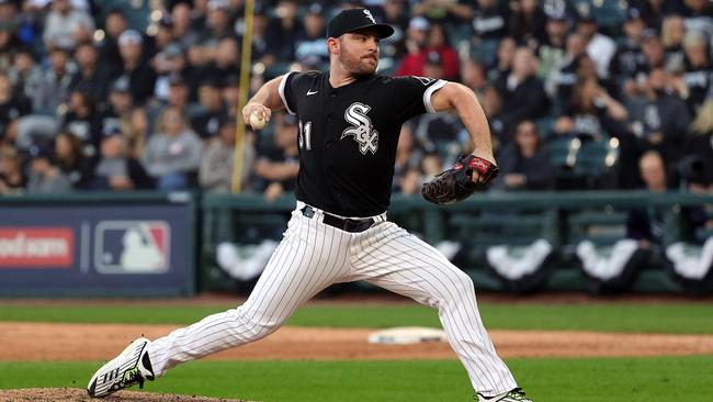 Perth native Liam Hendriks was named the American League’s Reliever of the Year for the second straight season. Picture: Stacy Revere / Getty Images