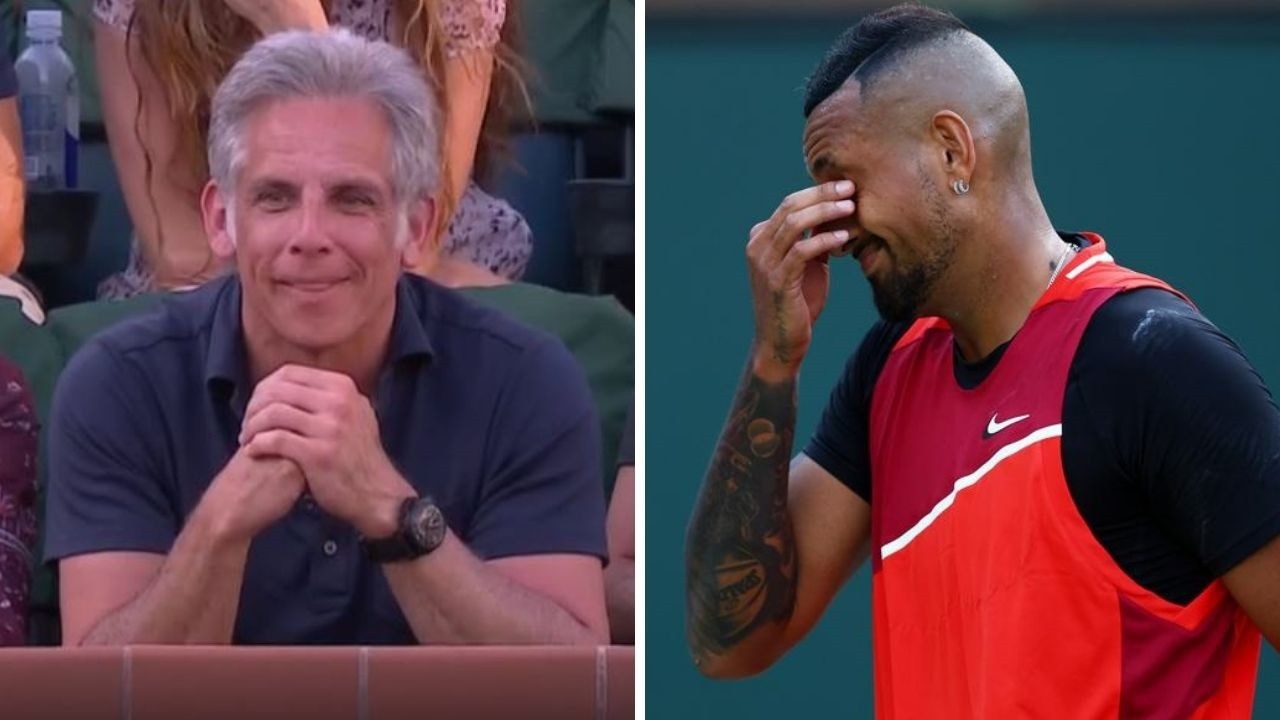 Have Nick Kyrgios and Ben Stiller started up a bromance?
