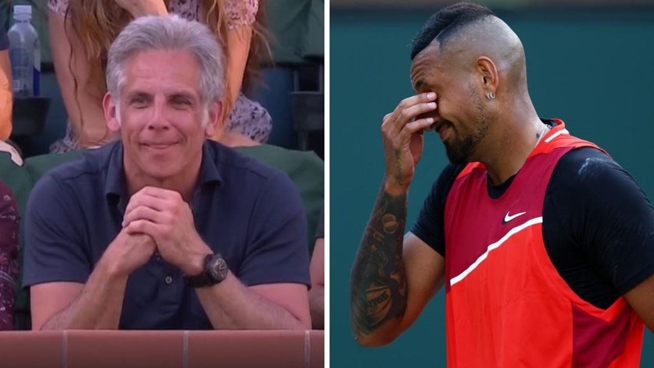 Nick Kyrgios offers Ben Stiller tennis tips after Rafael Nadal outburst at Indian Wells