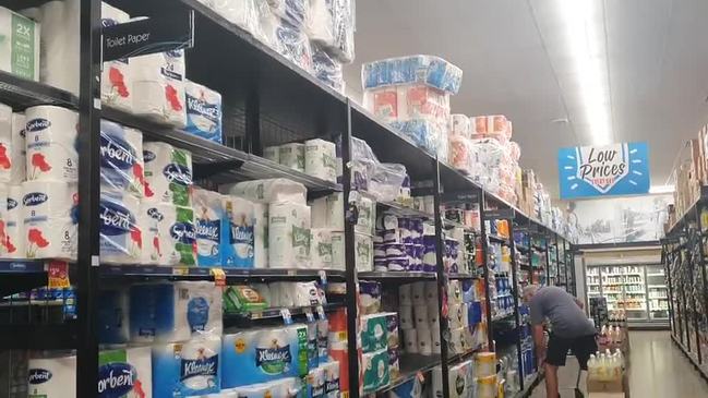 Toilet paper stock at IGA West Mackay
