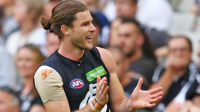 Bryce Gibbs is still at Carlton after a failed trade. Picture: Getty Images