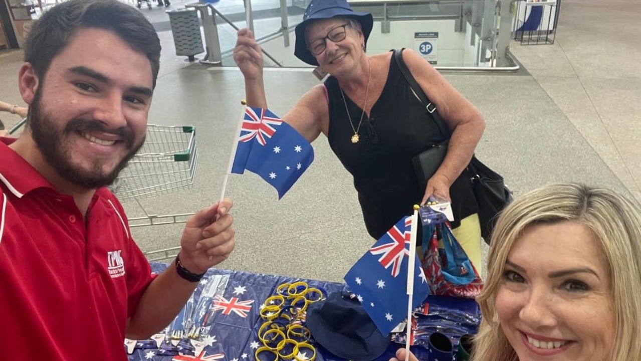 Australia Day controversy Union hands out free merchandise outside