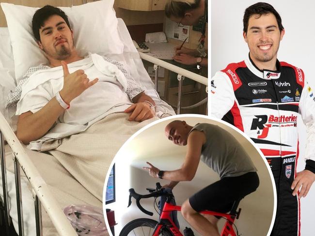 Supercars driver Thomas Randle has spoken about his lengthy recovery from testicular cancer.