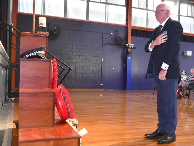 Paul Fitzpatrick National Police Remembrance Day in Alexandra Hills. Picture: John Gass