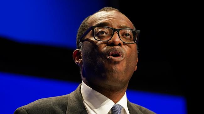 Chancellor of the Exchequer Kwasi Kwarteng at the Conservative Party conference on Monday. Picture: Getty Images