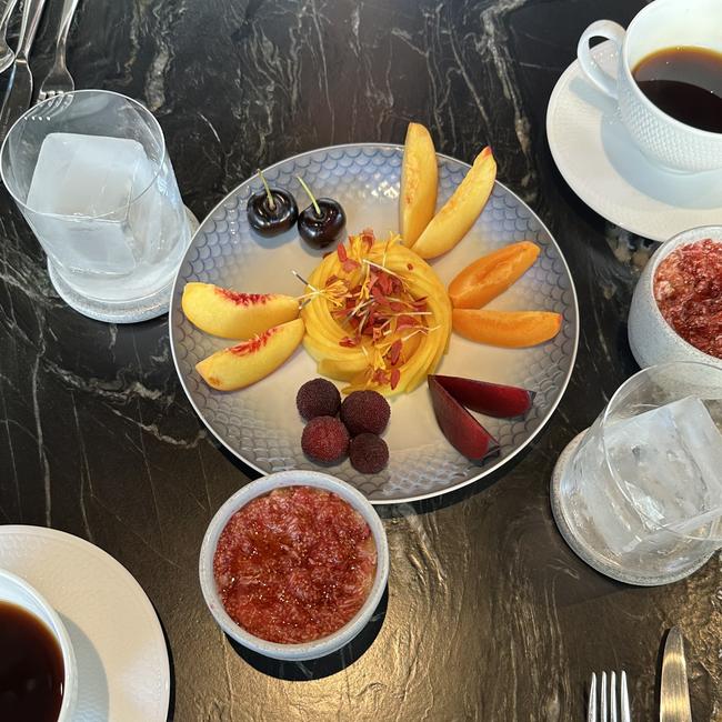 Breakfast at The Grand National Hotel by Saint Peter. By Milanda Rout.