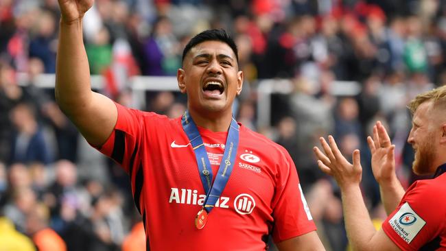 Wil Skelton won’t be going to the Rugby World Cup after he extended his deal at English club Saracens, who he joined in 2016. Picture: Getty Images