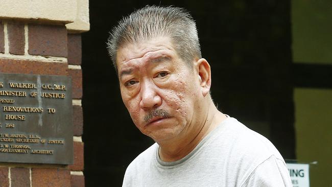 Ken Zhang, 60, of Manly, outside Manly Court House earlier this year where he faced charges of allegedly indecently assaulting a teenage girl on a bus travelling to Manly Wharf. Picture: John Appleyard