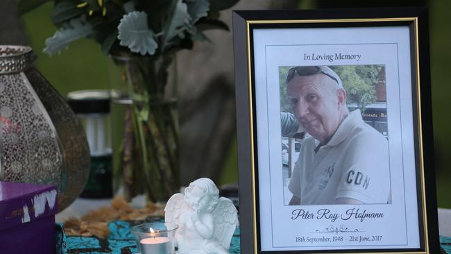 A candlelight vigil was held for homeless man Peter Hofmann in Maroubra. Picture: El Earl Photography.