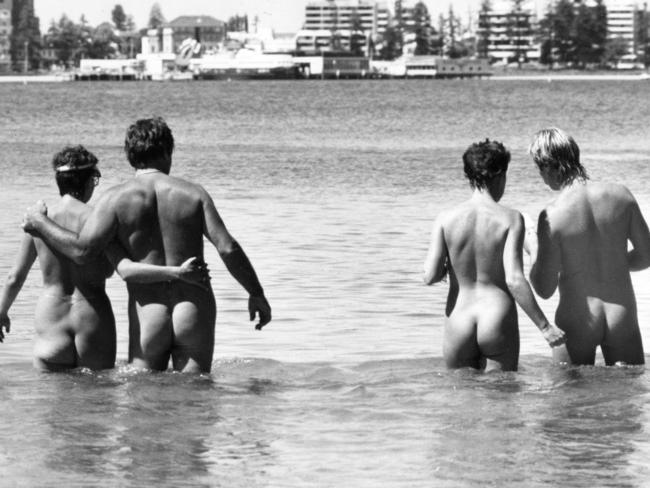 Nude Bathers at Reef Beach.