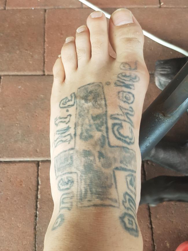 Tony Simpson has some advice that may change your life. Don’t tattoo yourself when you’re drunk. We would put one amendment to that rule, it is okay if it is on your face. That it says ‘one life, one choice’ makes it one of the most haunting pieces of art we have ever seen. We hope he is willing to cut his foot off so this can be hung in the Louvre.