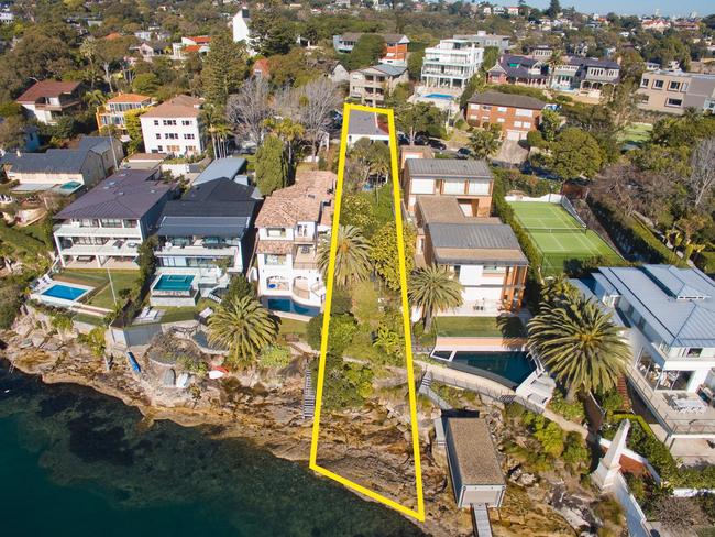 Leon Goldberg’s former home on Fitzwilliam Street, Vaucluse. Picture: Supplied