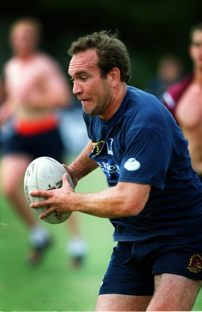 Gorden Tallis at Brisbane Broncos training.