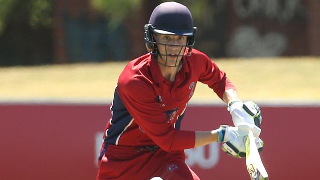 Jack Harper in action for Melbourne. Picture: Hamish Blair