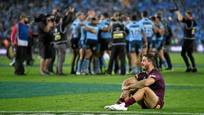 The Dragons' fortunes will largely rest on how its five Origin players, including Ben Hunt, handle the physical and mental pressure of their respective Origin experiences, Tony Durkin argues. Picture: David Moir/AAP