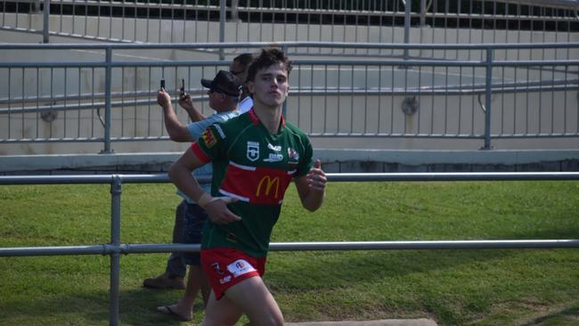 Meninga Cup semi-final action between the Redcliffe Dolphins and Wynnum-Manly Seagulls. Saturday April 15, 2023.