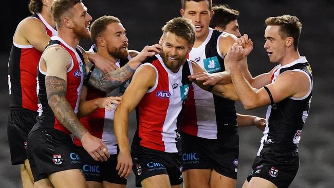 Dan Butler has been welcomed by St Kilda with open arms. Picture: AAP Image/Scott Barbour