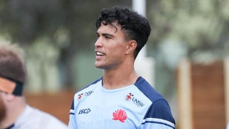 NRL convert Joseph-Aukuso Suaalii joined his new NSW Waratahs teammates in Canberra  after his multi-million dollar code switch.