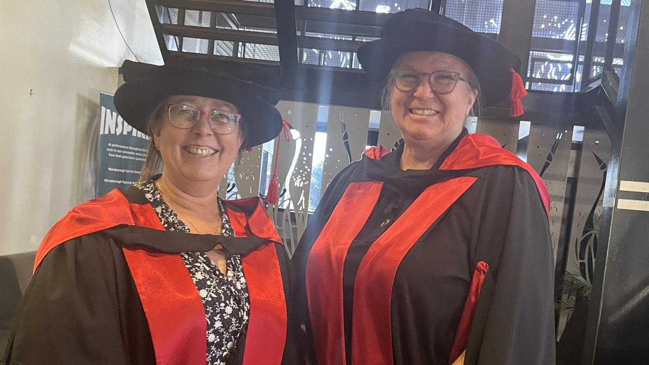 The University of the Sunshine Coast graduation ceremony at Maryborough's Brogla Theatre.