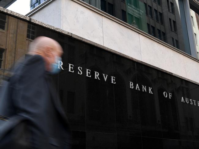 SYDNEY, AUSTRALIA - NewsWire Photos FEBRUARY, 02, 2021: Signage at the Reserve Bank of Australia (RBA) offices in Sydney. Picture: NCA NewsWire/Joel Carrett