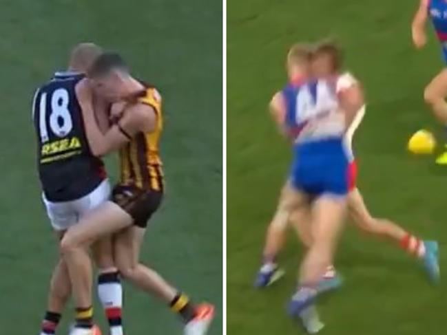 St Kilda is citing Tim English's bump on Nick Blakey in an attempt to free Paddy Ryder of his suspension.