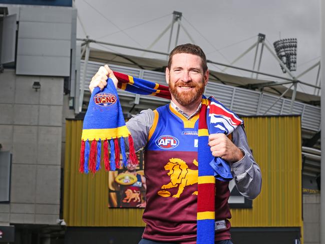 Brisbane Lions AFL legend Jason Akermanis at the Gabba