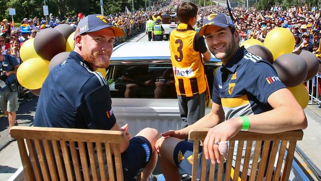 Jarryd Roughead, who had a biopsy on his melanoma on Monday, wants to travel to Brisbane to be there for best mate Jordan Lewis’ 250th AFL game.