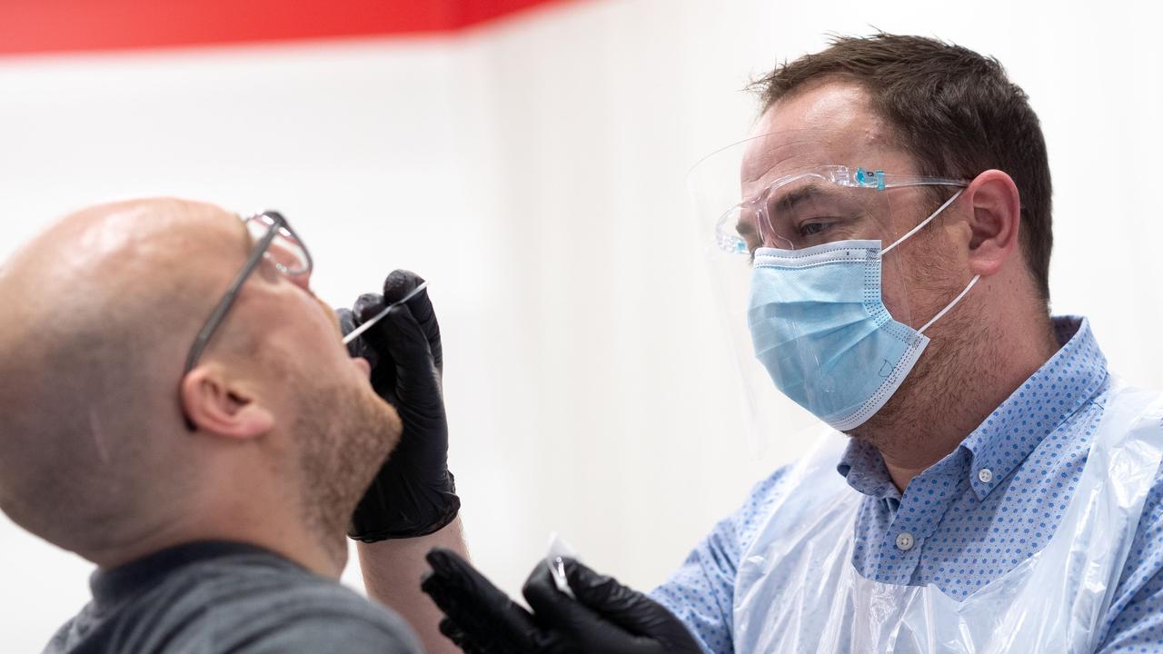 The Office for National Statistics Infection Survey suggests around one million Brits are currently infected. Picture: Lhr Airports Limited/AFP