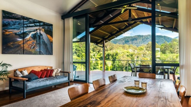 On the market for $6,600,000 to $6,900,000 is this incredible property in The Promised Land near Bellingen. It currently operates as a luxury retreat.