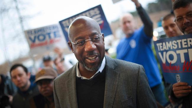 Raphael Warnock is expected to win the Georgia senate run-off. Picture: Getty Images via AFP.