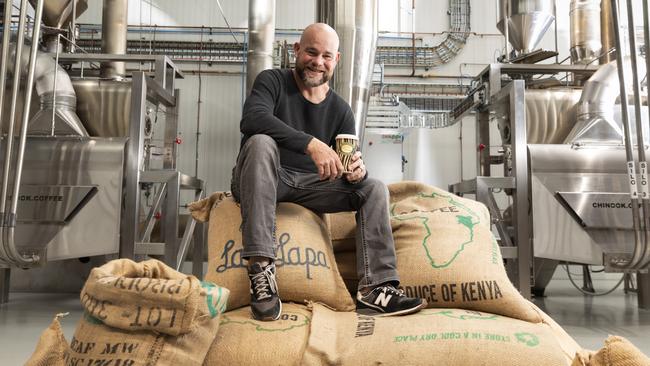 Zarraffa's coffee chain founder Kenton Campbell. Picture: Mark Cranitch