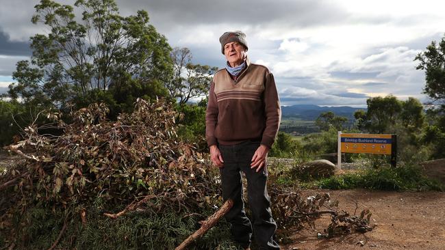 Tony Coombe of Lindisfarne who spends time in the area surrounding Brinktop Bushland Reserve near Richmond and is concerned about the dumping of rubbish including garden waste that occurs. Picture: NIKKI DAVIS-JONES