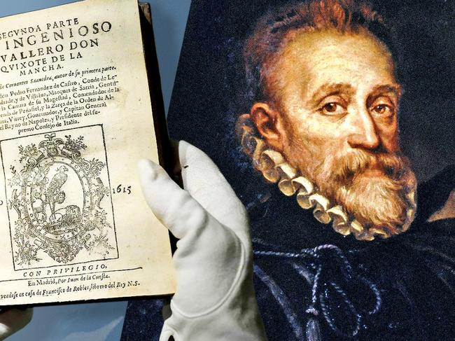 Miguel de Cervantes is considered a mainstay of Spain’s Golden Age of baroque literature. Picture: The Times