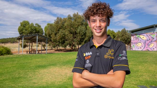 Teen parliament scholarship winner Jackson Coaby. Picture: Ben Clark