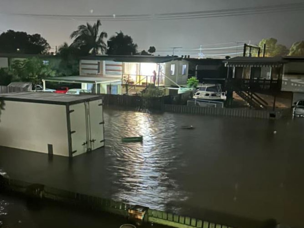 Flooding in Irula St, Bray Park. Picture: Amy Kitteridge