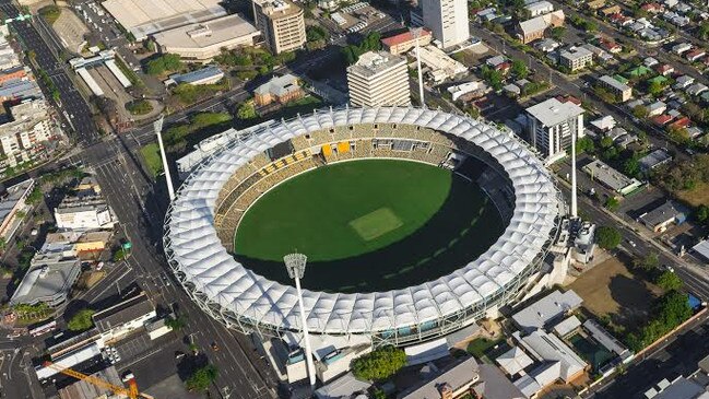 The Gabba in Brisbane, where the Brisbane Test is in doubt. Picture: News Corp