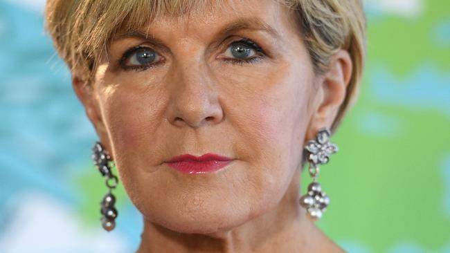 Foreign Minister Julie Bishop.