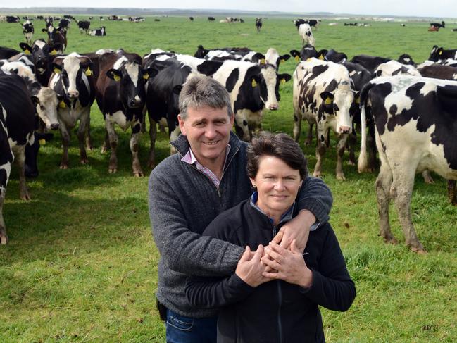 James and Robyn Mann, Wye, South Australia. Photo: KARLA NORTHCOTT