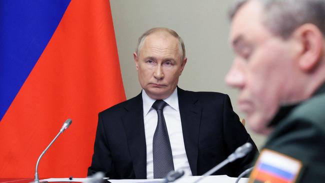 Russia's President Vladimir Putin. (Photo by Gavriil GRIGOROV / POOL / AFP) /