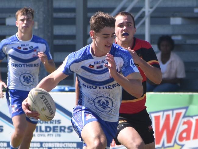 Tom Duffy in Ignatius Park's round five clash with Rockhampton Grammar School in the Aaron Payne Cup, July 28, 2021. Picture: Matthew Forrest