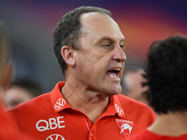 Longmire has coached the Swans since 2011. (Photo by Daniel Carson/AFL Photos via Getty Images)