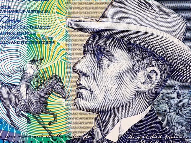 ‘Iconic place in Australia’s heart’ … Banjo Paterson (pictured on a ten-dollar note) helped bring the high country into the national imagination.