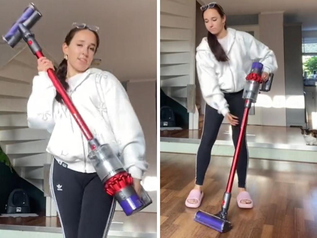 Save on the Dyson Cyclone V10. Picture: TikTok/@beaurebers_.